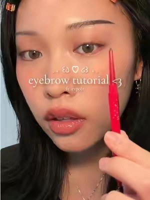 ^^^ brow pencils linked <3 tutorial on how i usually do my eyebrows!! 🤍🤍 #eyebrows #browtutorial #espoir #espoirbrow #eyebrowtutorial 