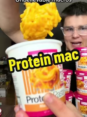 Replying to @treydawg29 protein mac #protein #mcandcheese #lowcalorie #highprotein #healthy @Legendary Foods 