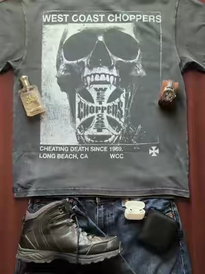 west coast choppers 🤘 #fyp #outfit #fashion #style #shirt 