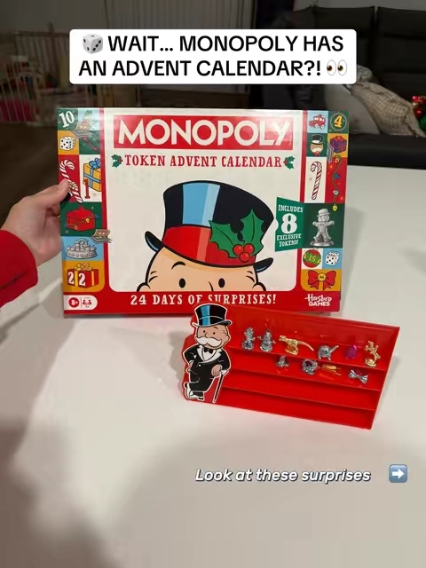 Monopoly fans are NOT ready for this one 👀🎄 #Monopoly #AdventCalendar #tiktokshopfinds 