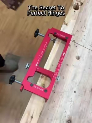 This adjustable hinge jig makes door installations faster and easier, creating clean, accurate hinge slots with perfect alignment for DIY projects, woodworking, and professional repairs.#SummerVibes #DealsForYouDays #DIYProjects #Woodworking #ToolsOfTheTrade 