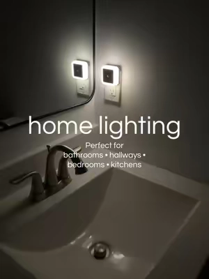 Never walk around in the dark again ✨ #nightlight #nightlights #homeessentials #homefinds #lighting 