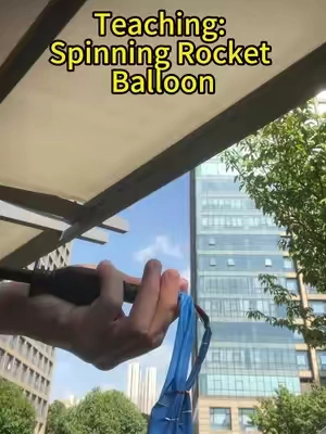 Teaching of rotating rocket balloons#rocketballoons #toy #rocketballoon #children #tiktokshop 