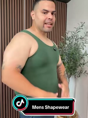 These compression tanks will take you from a 6 to a 9 real quick #mensfashion #shapewear 