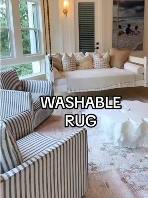 Washable Rug!!  #rugsusa #washablerug #vintagerug #rugs #TikTokshopbacktoschool @RugsUSA 