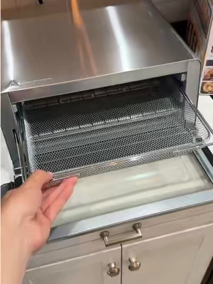 Perfect for my small countertops! #ninjaflip #toasteroven #toaster #ninjaairfryer #airfryer 