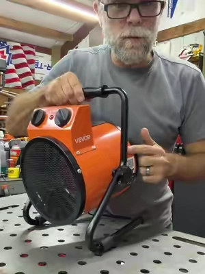 VEVOR 1500W Electric Greenhouse Heater, IPX4 Waterproof, Silent Operation, Digital Temp Control, ETL Certified, Fan & High Heat Modes, 25° Adjustable Angle, Overheat Protection, for Indoor Grow Tent, Home Office Infrared Heat Infrared Heat.   #tools #heater #garage #tiktokshopstockup #tiktokshopcreatorpicks @VEVOR Store 