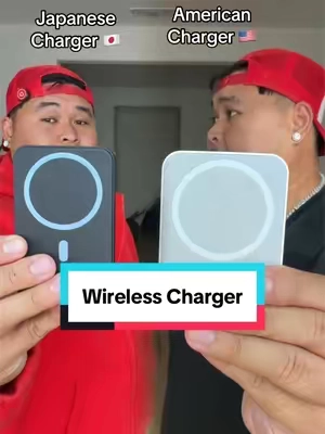 I can’t believe the difference between these wireless chargers  #WirelessCharger #PhoneCharger #Charger #Charging 
