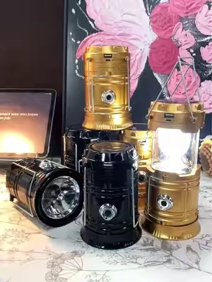 ☀️Solar auto-charging lamp,zero electricity cost forever#SolarLamp #OutdoorGear #EmergencyLight #tiktokshop #sohochic