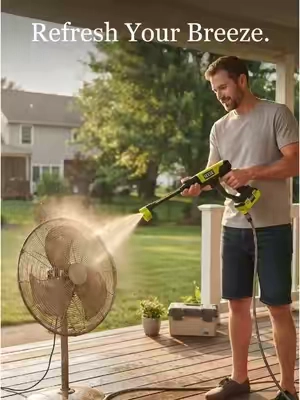 No outdoor tap or long hoses needed. Just drop the hose into a bucket, pull the trigger, and start cleaning! 🪣✨ #pressurewasher #cordlesspressurewasher #CarOwners #toolupgrade #fyp