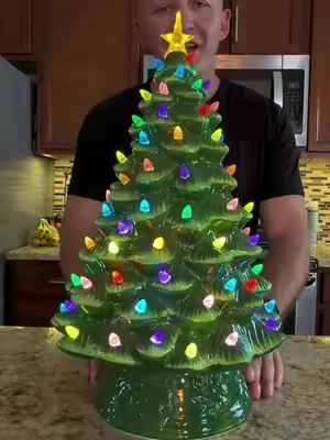 How beautiful are these Christmas trees? #christmastree #mrchristmas #ceramicchristmastree #qvc 