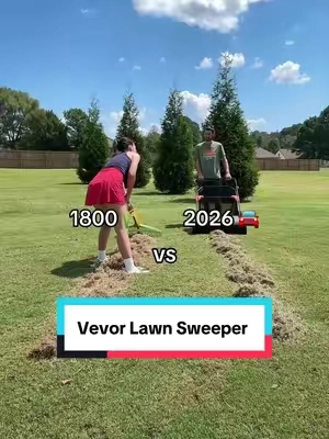 This has made life so much easier and made my yard look better #lawnsweeper #yardwork #lawncare #tiktokshopcreatorpicks 