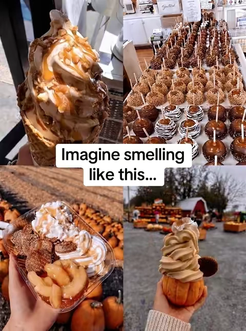 fall caramel ice cream chic ✨