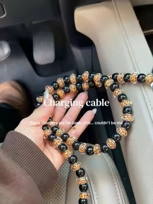 Because apparently even my charger needs to match the aesthetic 🐆✨ Beaded, cute AND 4-in-1 so everyone in the car can stop asking if I have their charger.

#BeadedCharger #LeopardAccessories #CarEssentials #CuteAccessories #TechAccessories