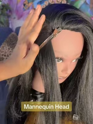 Practice makes perfect 👌🏾  #mannequinhead #mannequin #tiktokshopcreatorpicks #tiktokshopstockup #giftforher