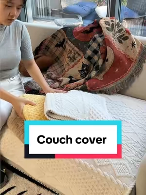 Your Sofa Just Got Better Softer Than You Expected#tiktok #globalpicks #sofacover #couchcover #homedecor  