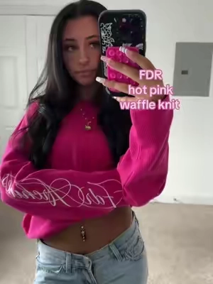 i loveeee waffle knits #fyp #fallfashion #october #falloutfits #sweater 