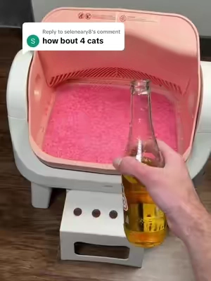 Replying to @seleneary8 can it cover 4 cats messes? 🐈🐱🐈‍⬛ #litterbox #autoscooper #petpivot #automaticlitterbox #tiktokshopstockup 