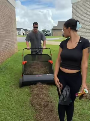 These are selling very quickly! #vevor #vevorlawnsweeper #lawnsweeper #lawncare #toolupgrade 
