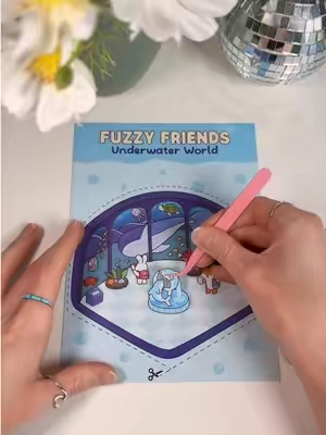 I have a new cozy hobby for you 🤭✨ These 3D sticker scenes are soooo cute!! I’m really impressed with the quality too! #3dstickerscene #stickerscene #cozyhobbies #cozyhobby #hobbyideas 