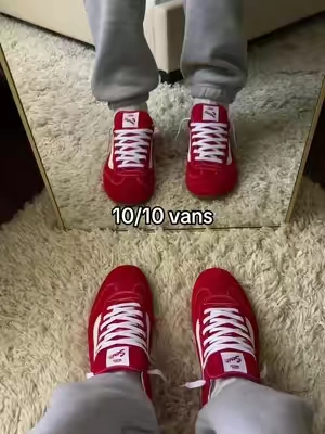 I recommend sizing up a half size with these vans low pros #vans #vansshoes 