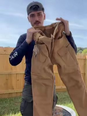 Winter work pants! #bluecollar #workpants #bluecollarhusband 