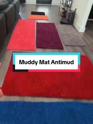 Don’t order the wrong Muddy Mat size! I bought a bunch of them so you can see exactly how big they actually are. #tiktokshopsummersale #dogsoftiktok #muddymat #antimudmat #dogmusthaves 