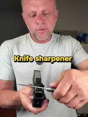 Knife sharpener. #knife #sharpener #edc #hunting 