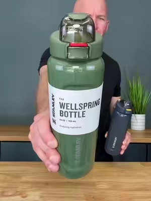 These Stanley Wellspring bottles are really nice #stanley #stanleybottle #waterbottle #stanleywaterbottles #tiktokshopcreatorpicks 