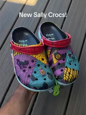 Just Released! Nightmare Before Christmas Clogs. Disney collabs always sellout so make sure to grab yours. #crocs #crocsnewarrivals #disney #nightmarebeforechristmas #sally 
