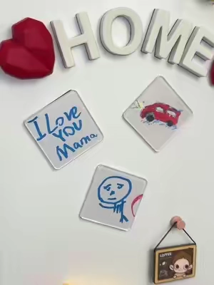 I will never throw away my kid’s artwork ever again after this! 🤩 #MomHacks #KidsArt #DIYGifts #CustomMagnets