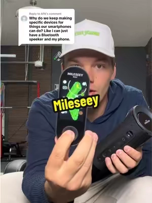 Why have them separate when they can be together? #mileseey #golfgps #golftracker #golfessentials 