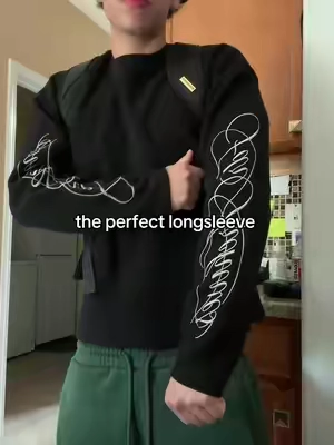 #fyp #viral #fashion #black #longsleeve 