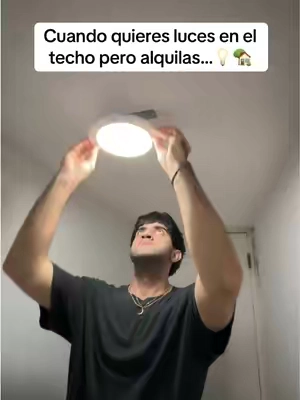 Me voy a comprar más para ponerlas por todos lados #homeimprovement#ceilinglights#renters#rechargeable#tiktokshop