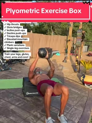 Don’t let the word “box” fool you—this is a full-body training station. 💪🏾 I used it for lunges, incline push-ups, decline push-ups, hip thrusts, step-ups and an entire assortment of strength-building exercises. One compact piece of equipment can help you train your legs, glutes, chest, shoulders, arms and core without taking over your home gym. Your equipment doesn’t need to be complicated—it needs to be versatile enough to keep you moving and becoming stronger. 🔥 #HomeGym #FullBodyWorkout #StrengthTraining #FunctionalFitness #Over40Fitness 