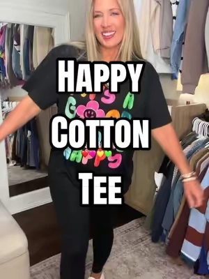 SO dang happy!! Love it for the teachers! #happytee #positivity #teachershirt #cottontee 