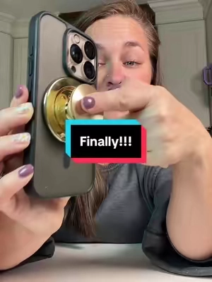 If your phone is basically an extension of your hand at this point… this makes so much sense 😂📱 The PopSockets Kick-Out MagSafe Grip gives you that extra grip when you’re scrolling, then kicks out for a more stable stand when you want to prop your phone up. Watching TikToks, FaceTiming, following a recipe, taking approximately 47 attempts at a selfie… 😂 And the charge-ready slide means you can move it out of the way for wireless charging without completely taking it off. One of those tiny phone accessories that you don’t think you need until you start using it every single day. It’s linked in my TikTok Shop — tap the cart if your phone rarely leaves your hand either 😂🛒 #PopSockets #MagSafe #MagSafeAccessories #PhoneGrip #PhoneStand    