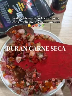 just the right amount of spice 🌶️ so deli✨ #carneseca #antojitos #carnesecapreparada #cevichedecamaron #beefjerky 