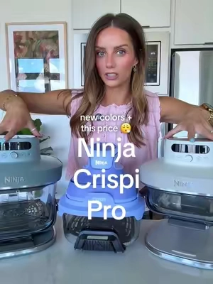 waiting paid off.. ninja crispi pro at this price, uhhh yeah grab your color whiLe it's still there! #ninjacrispipro #airfryer #glassairfryer #ninjaairfryer  @allie🌼 