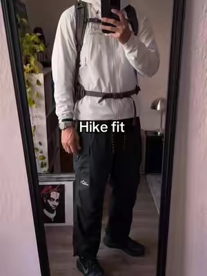 Hike larp #gorpcore #Hiking #fitcheck #fashion 