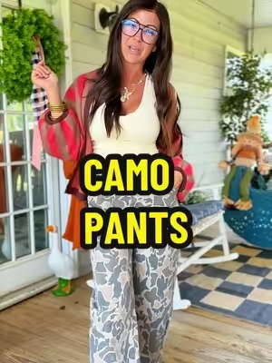 CAMO SZN✨🥰 #camo #fashion #falloutfits #widelegpants #fyp  