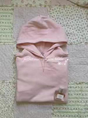 So chic, perfect pink wash! 🩰🧸🍂 Pacsun hoodie never disappoints 🕯️🦢 #pacsun #fallaesthetic #outfitinspo #hoodie #chicaesthetic y2k oversized hoodie TikTok shop Black Friday pink pacsun haul chic clean girl coquette vintage cotton  @pacsun 