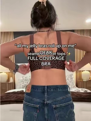 Finally, a full coverage bra that doesn’t roll up under my bewbs…. @OEAK Apparel #jellybra #comfybra #oeak #tiktokshopcreatorpicks #tiktokshopfalldealsforyou 