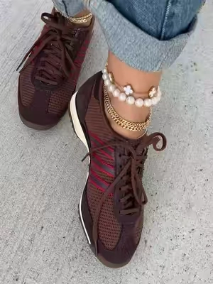Stop it the perfect chocolate brown for fall 🤎🌹 #tiktokshopstockup #falldealsforyou #tiktokshopcreatorpicks #adidas #fallshoes 