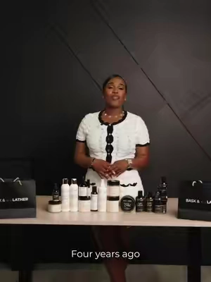 From our hearts to your hair! We love our Bask and Lather crew- all over the globe- growing it and keeping it too! #baskandlatherco #hairtok #founderstory #founder 