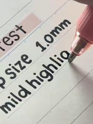Wait… these pens are designed for lefties?????#pen #stationery #nurselife #cursive #tiktokmademebuyit 
