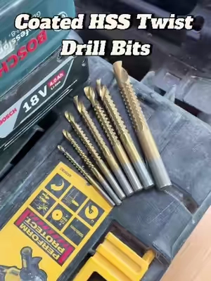Drill bits breaking?😤 Cut metal like butter with these Coated HSS Twist Drill Bits!🛠️ Grab yours below👇🛒 #tools #DIY #metalworking #toolhacks #tiktokmademebuyit 