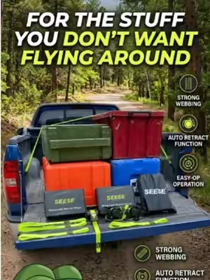 If you own a truck you need some of these.#toolupgrade #ratchetstraps #retractableratchetstrap #trucktok #Outdoors 