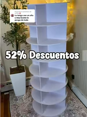 Respuesta a @yorling 🛍️ Organizador Giratorio gira 360 28 compartimentos. #organizadordezapatos #summervibes #karol504shop #shoes #homeforniture