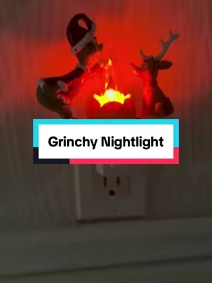 The cutest Grinchy Christmas nightlight! #grinchnightlight #christmasnightlight #grinchlight #grinchy #tiktokshopcreatorpicks 